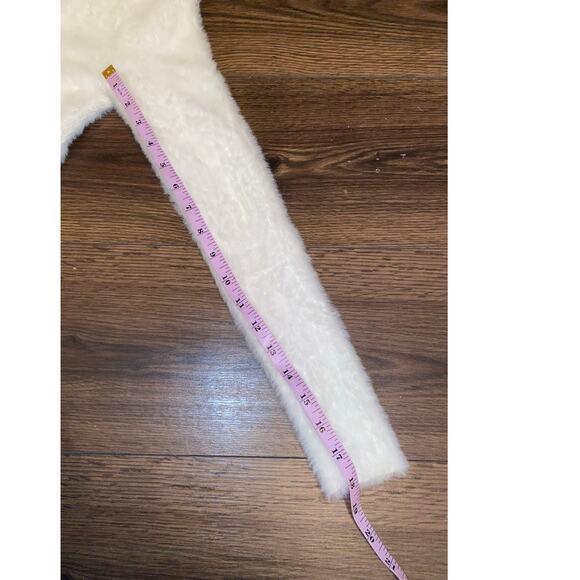 EUC Aritzia Babaton Mike Sweater White Wool Cashmere Blend Ribbed Mockneck Small - Picture 4 of 8